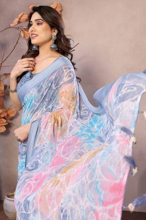 GC soft georgette patta printed Surat sarees wholesale suppliers