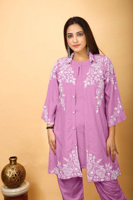 Shree salasar Mf present rayon coord set Wholesale Kurti manufacturers