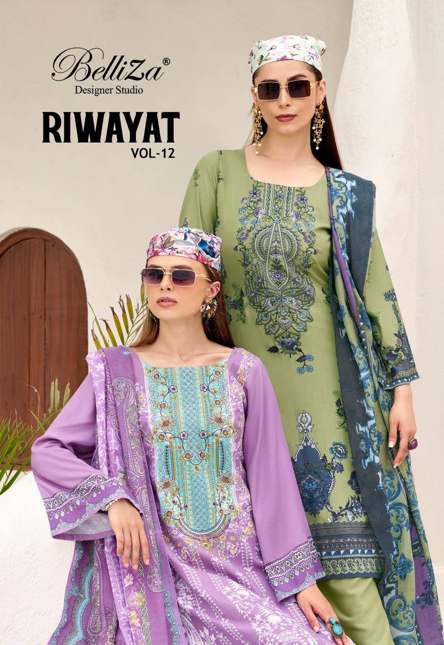 Belliza designer studio riwayat vol 12 Bulk dress materials online