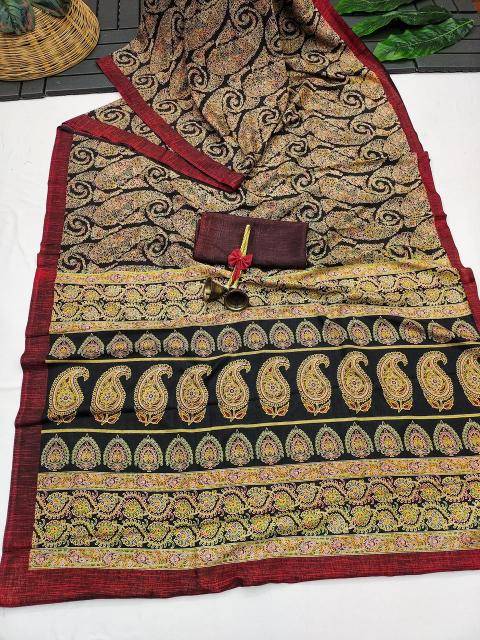 Akshara handloom silk azarak Latest saree wholesale market in Mumbai