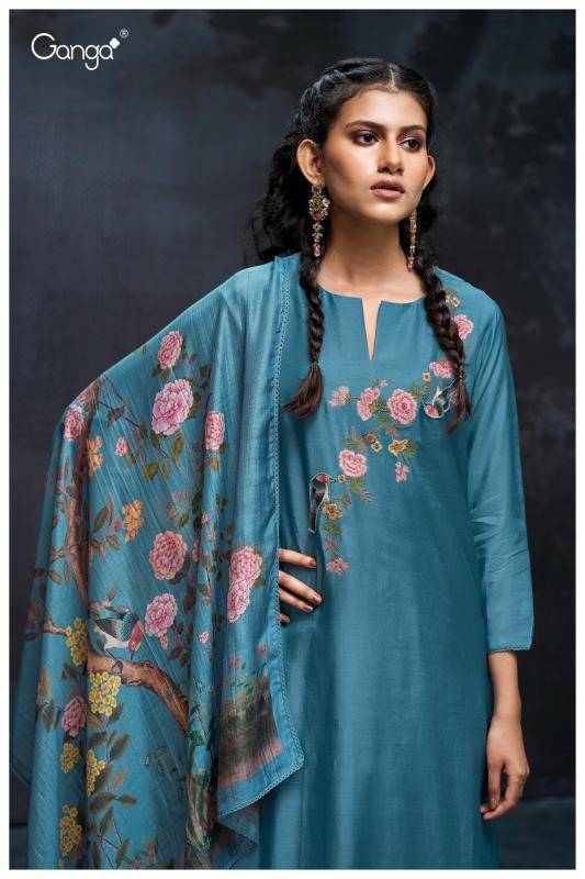 Ganga elaine 3204 Dress material wholesale in Surat