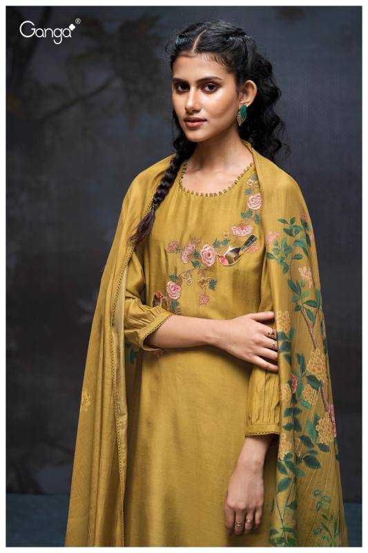 Ganga elaine 3204 Dress material wholesale in Surat