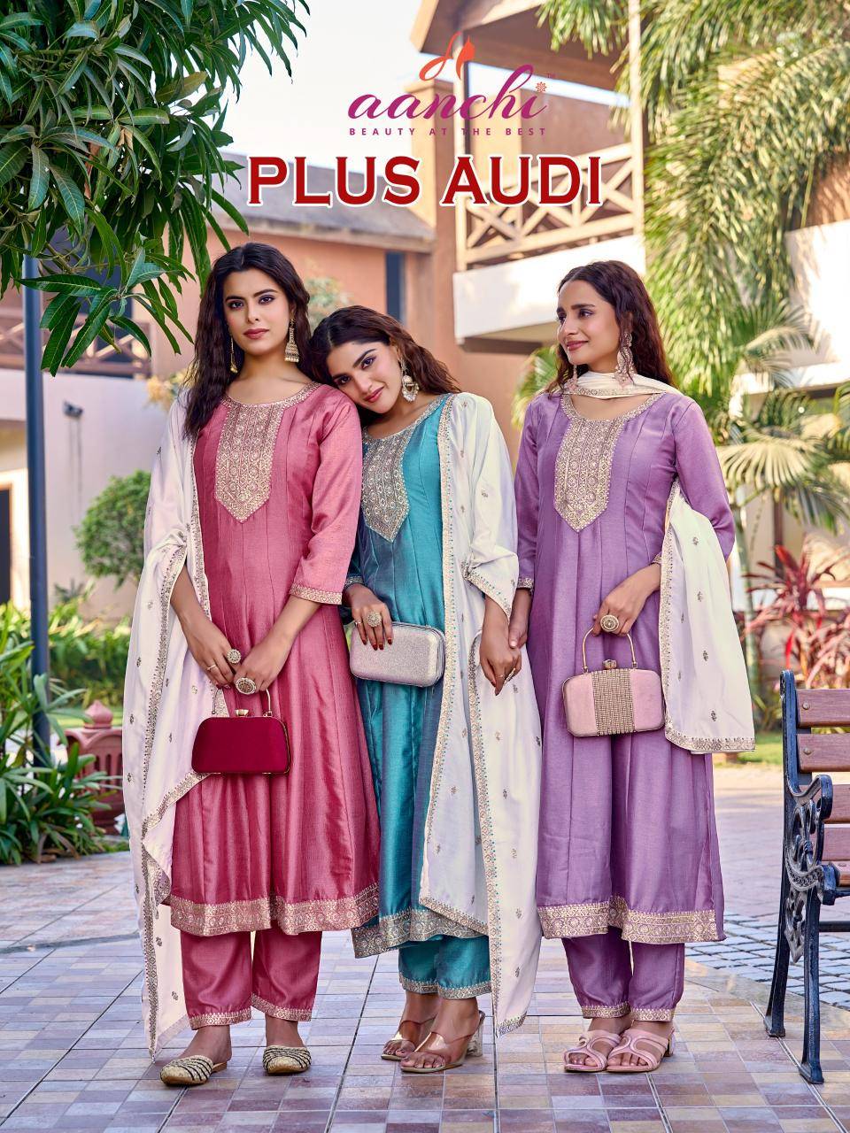 Aanchi plus audi Surat kurti wholesalers