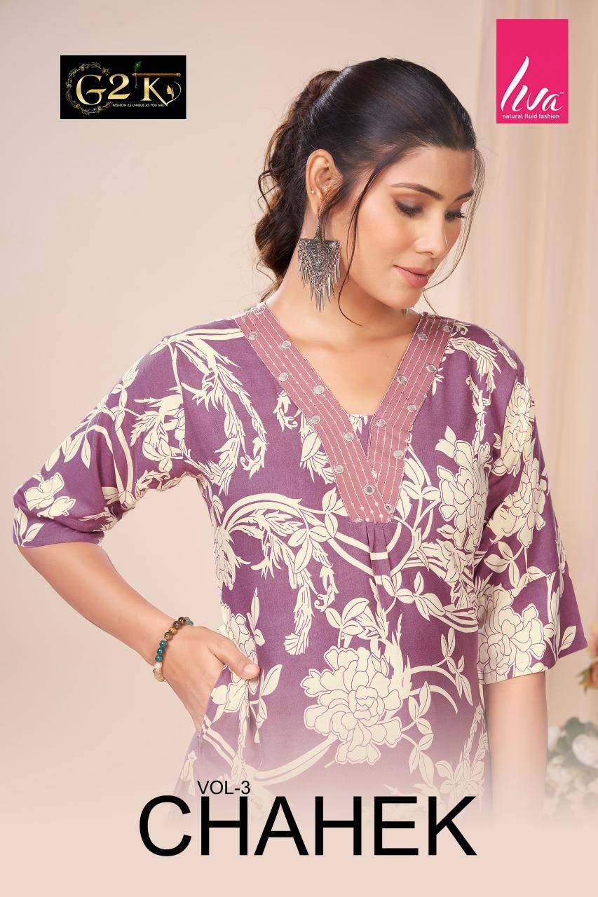 Liva G2K chahek vol 3 Kurti distributors in Delhi