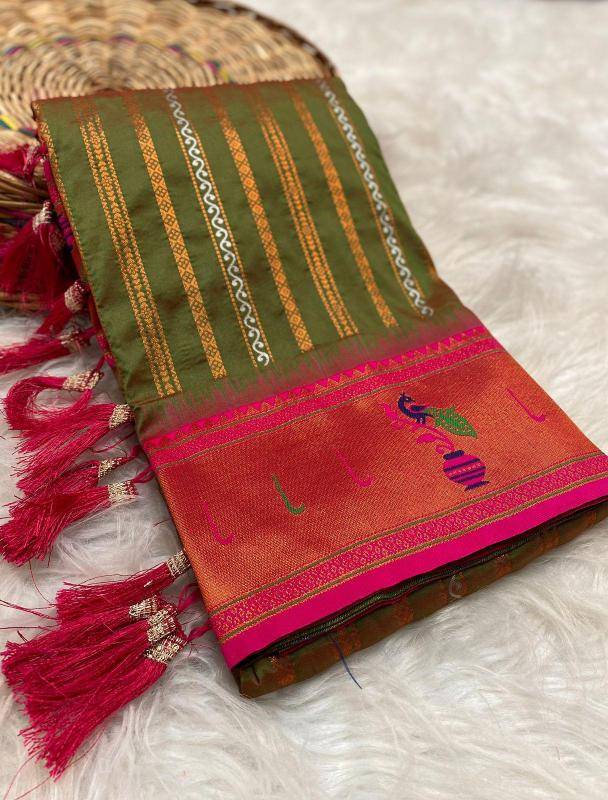 Anokhi paithani soft silk Saree suppliers in India