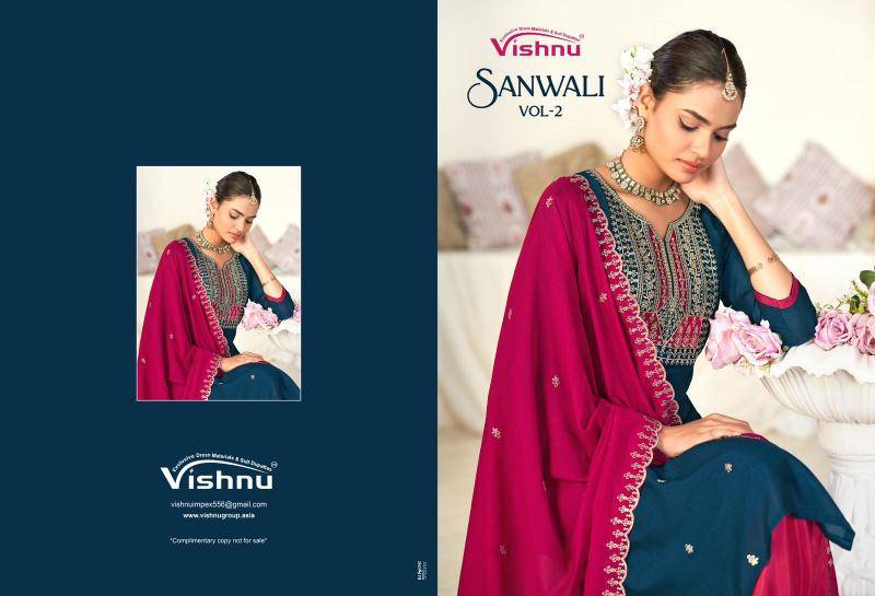 Vishnu sanwali vol 2 Dress material wholesale price list