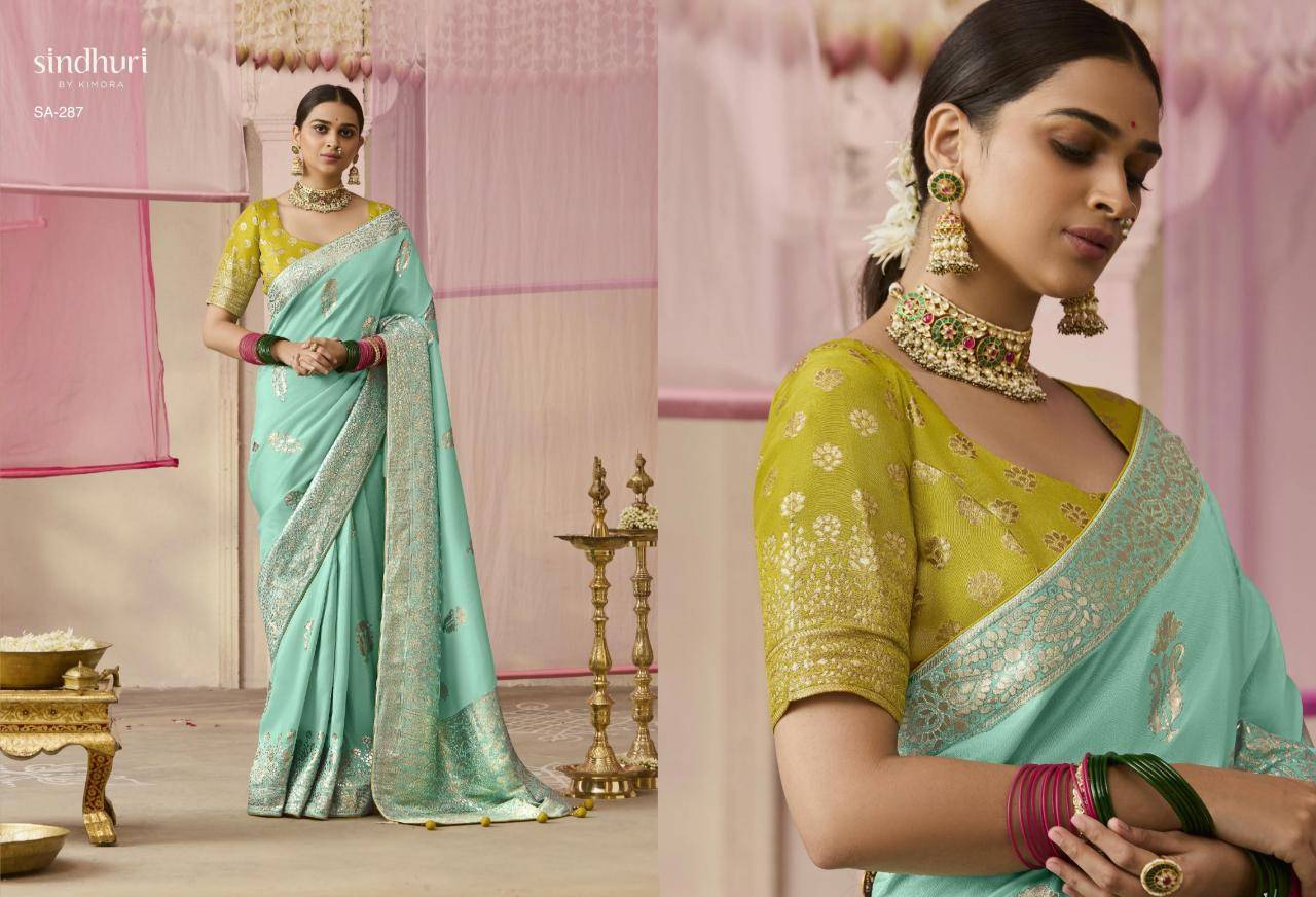 Kimora premika onam special dola silkSaree suppliers in Ahmedabad