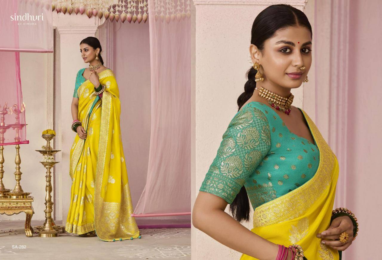 Kimora premika onam special dola silkSaree suppliers in Ahmedabad