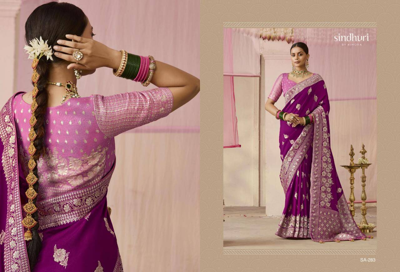 Kimora premika onam special dola silkSaree suppliers in Ahmedabad
