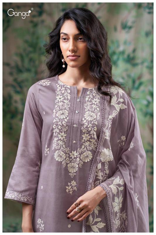 Ganga giselle 3705 Wholesale dress material dealers in Mumbai