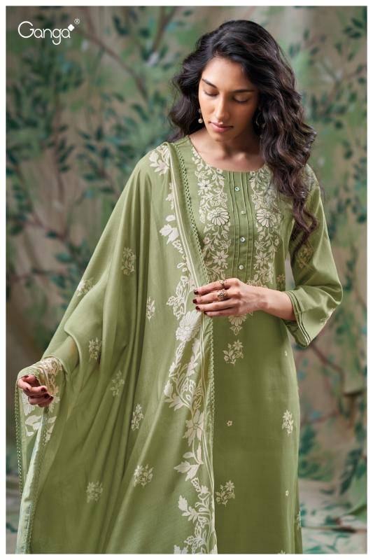 Ganga giselle 3705 Wholesale dress material dealers in Mumbai
