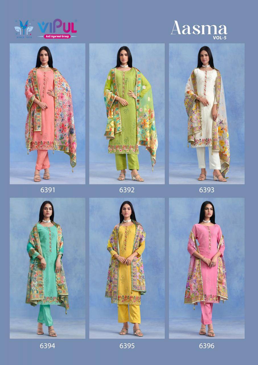 Vipul aasma vol 5 Dress material online shopping in Mumbai