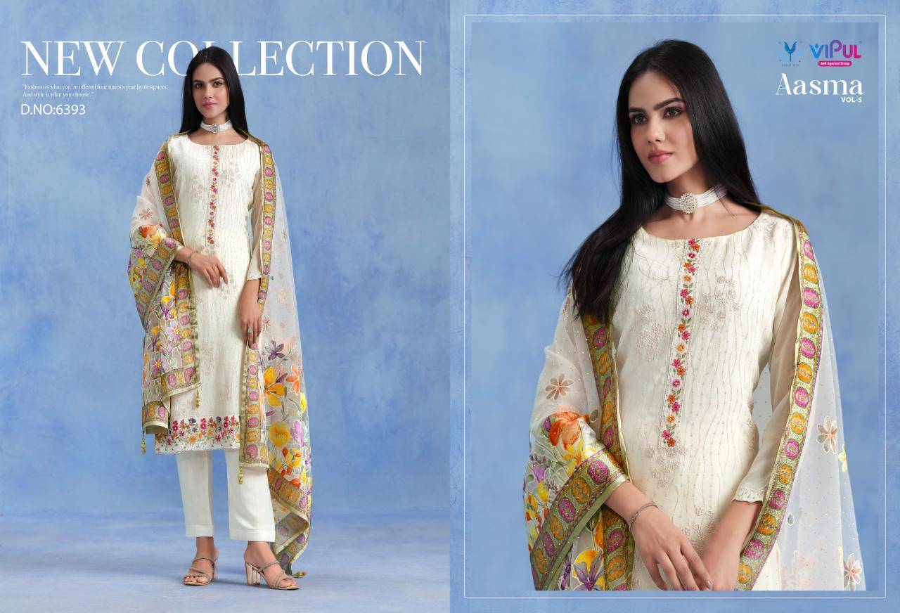 Vipul aasma vol 5 Dress material online shopping in Mumbai