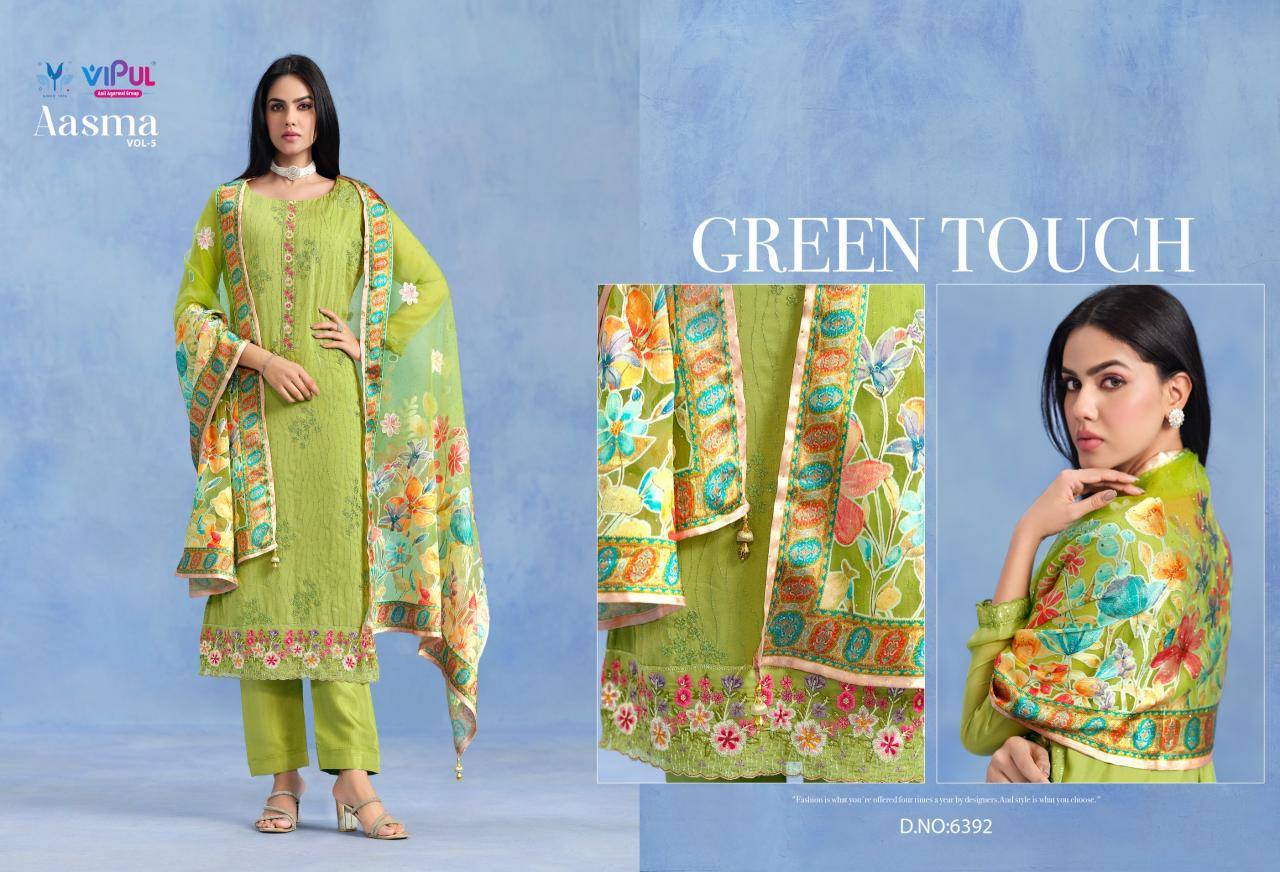 Vipul aasma vol 5 Dress material online shopping in Mumbai