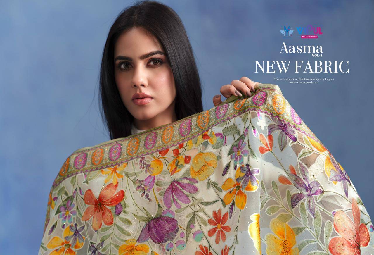 Vipul aasma vol 5 Dress material online shopping in Mumbai