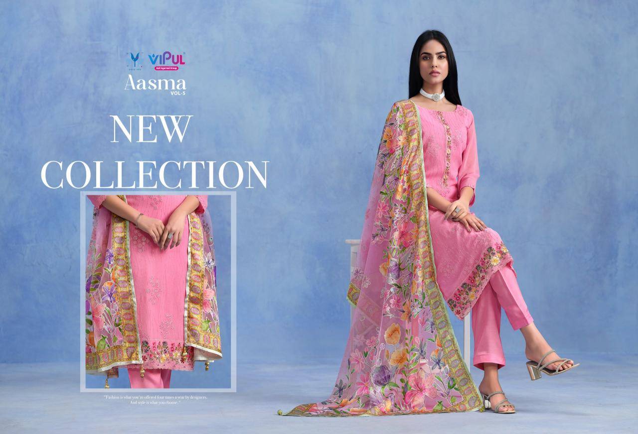 Vipul aasma vol 5 Dress material online shopping in Mumbai