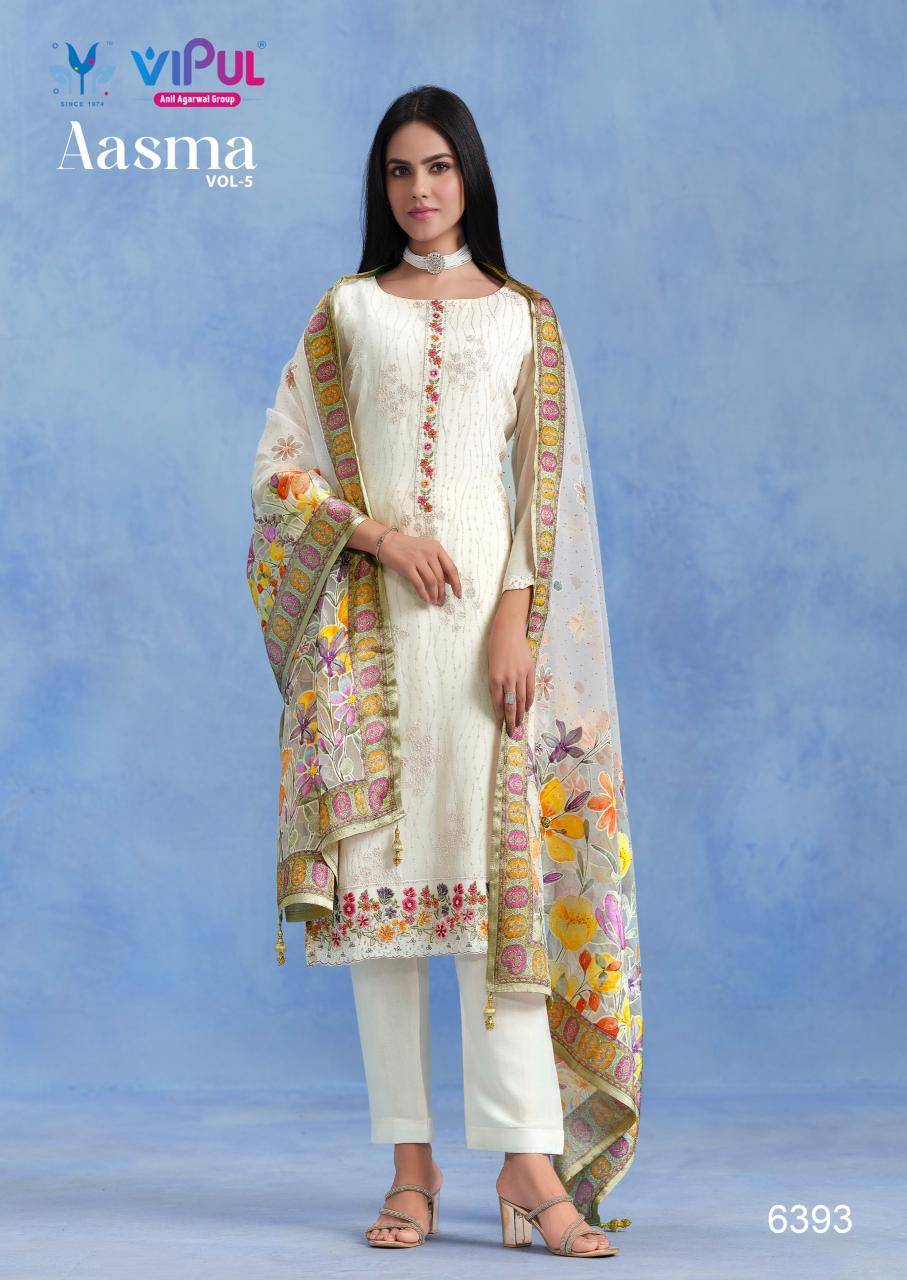 Vipul aasma vol 5 Dress material online shopping in Mumbai