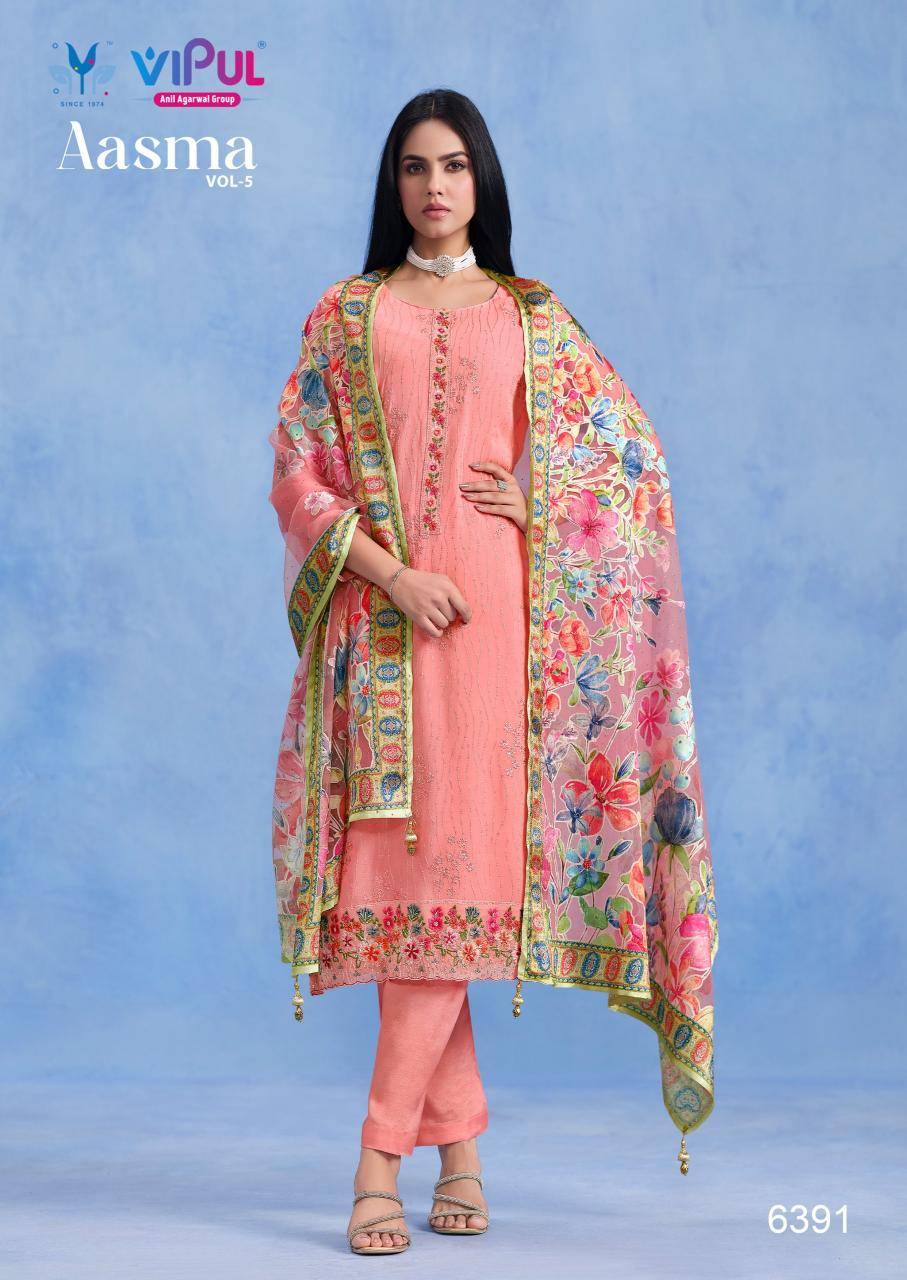 Vipul aasma vol 5 Dress material online shopping in Mumbai