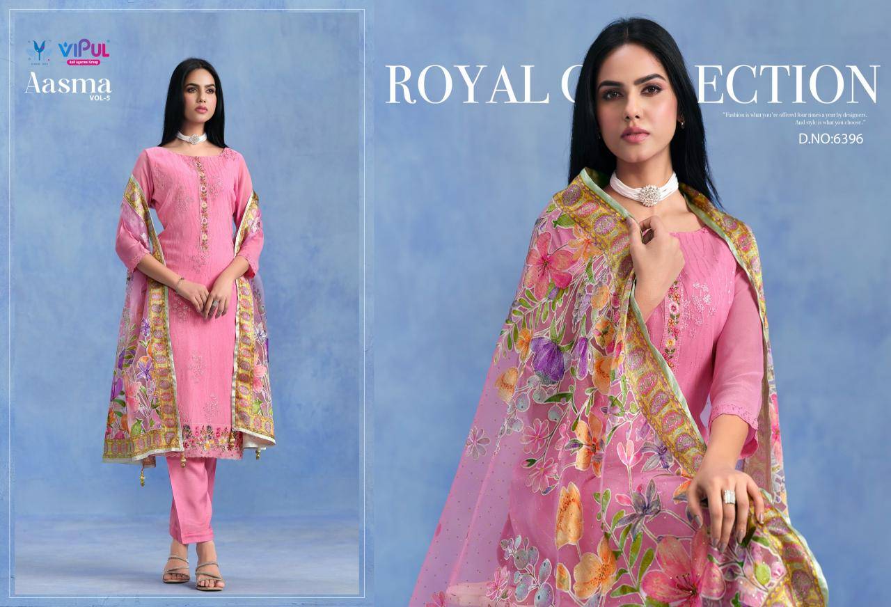 Vipul aasma vol 5 Dress material online shopping in Mumbai