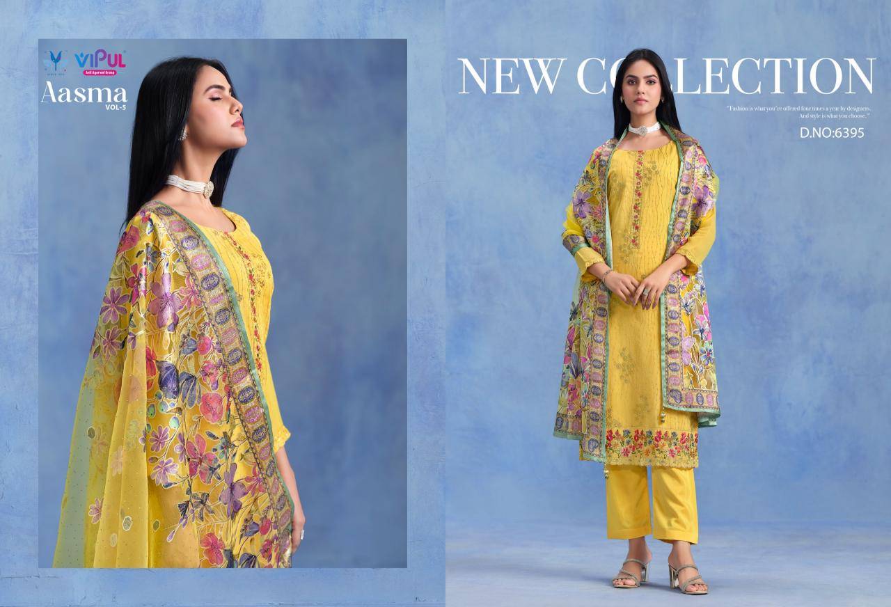 Vipul aasma vol 5 Dress material online shopping in Mumbai