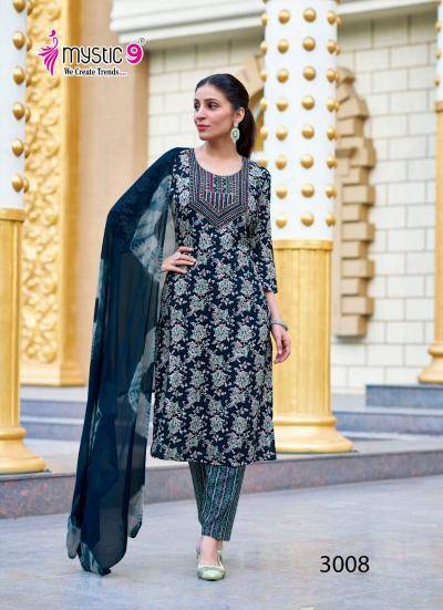 Mystic9 suman vol-1 Printed Kurtis wholesale in Kutch