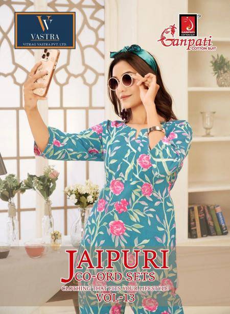 Ganpati jaipuri vol-13 Kurti suppliers for retail stores