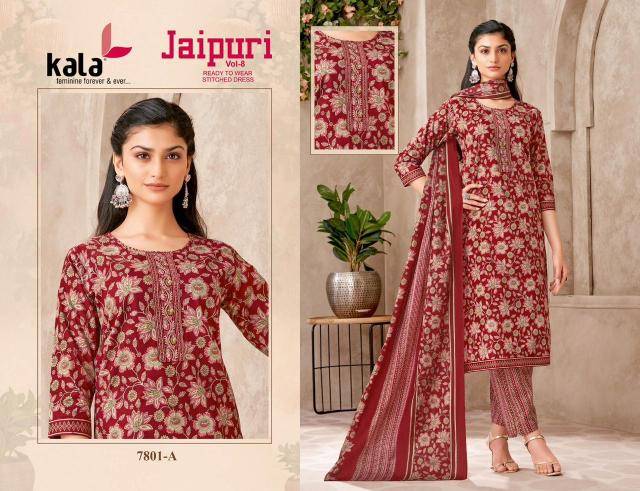 Kala jaipuri vol-8 Kurti wholesalers for small businesses