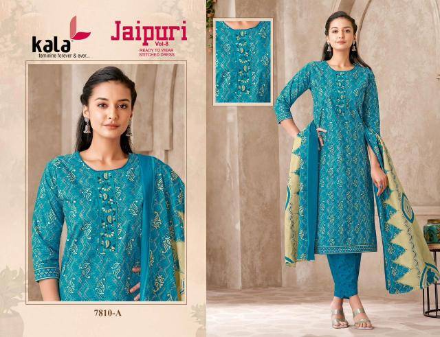 Kala jaipuri vol-8 Kurti wholesalers for small businesses