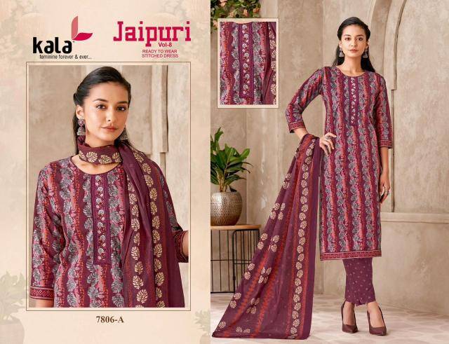 Kala jaipuri vol-8 Kurti wholesalers for small businesses