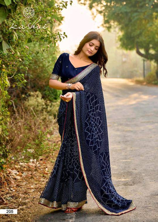 Shorya mono georgette with lace work Saree suppliers in Mumbai