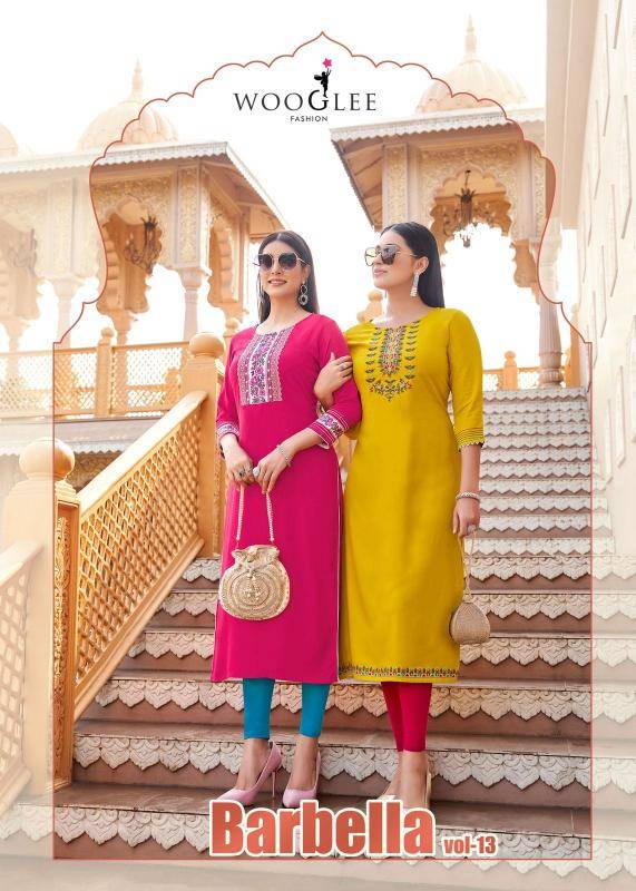 Wooglee barbella vol 13 Kurti wholesalers for bulk orders