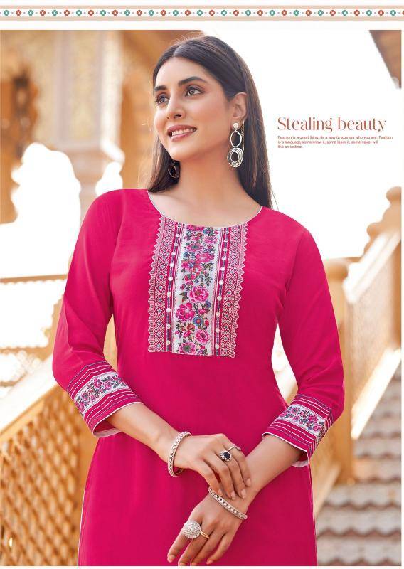 Wooglee barbella vol 13 Kurti wholesalers for bulk orders