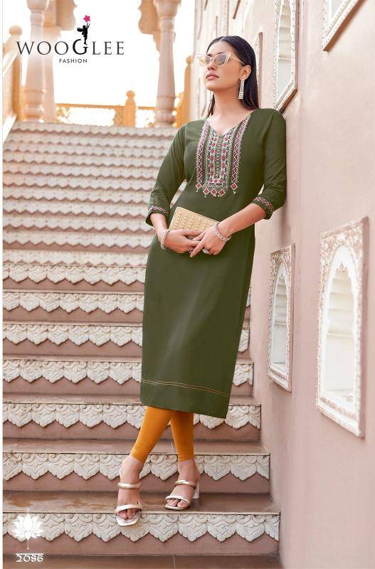 Wooglee barbella vol 13 Kurti wholesalers for bulk orders