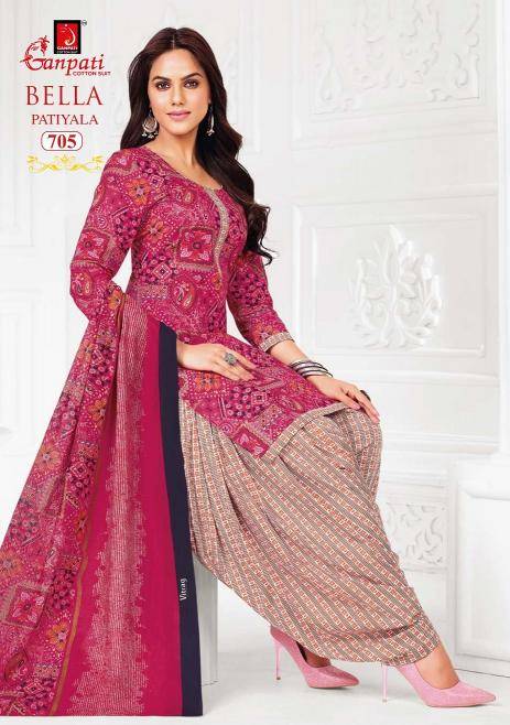 Ganpati bella patiyala vol-7 Wholesale dress materials for custom tailoring