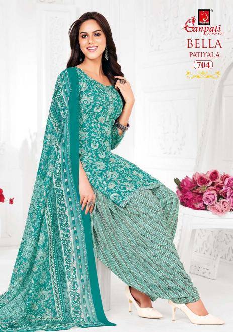 Ganpati bella patiyala vol-7 Wholesale dress materials for custom tailoring