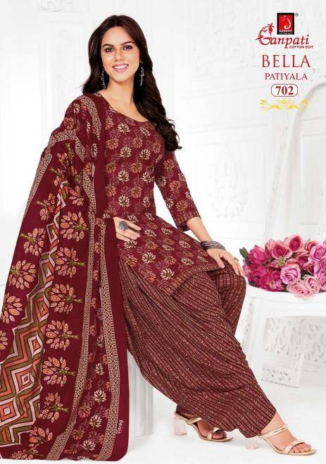Ganpati bella patiyala vol-7 Wholesale dress materials for custom tailoring