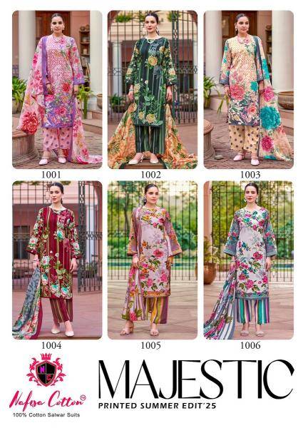 Nafisa majestic Wholesale dress materials with free shipping