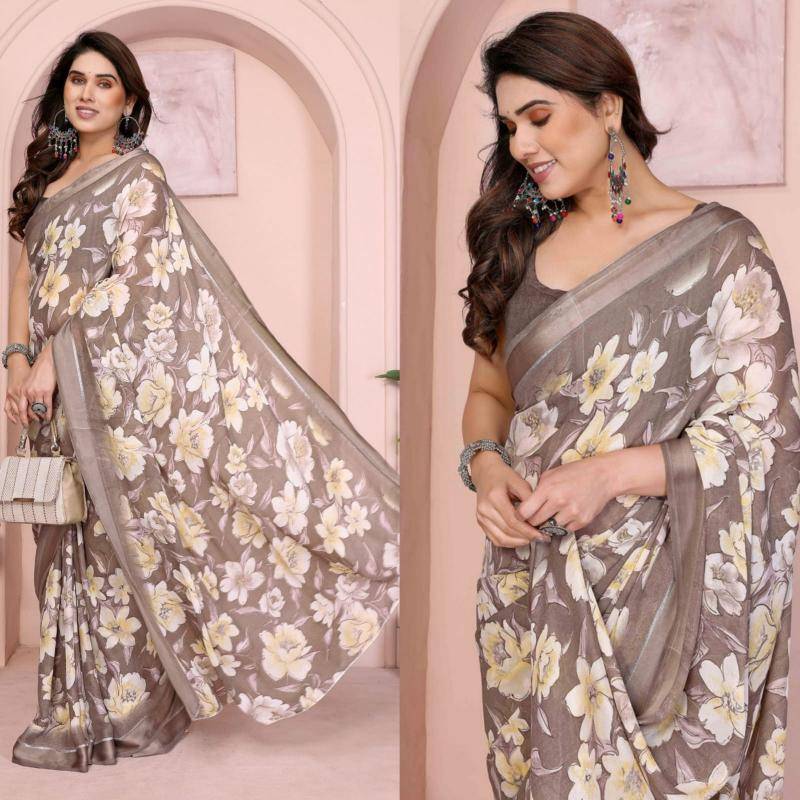 GC soft satin patta printed Saree wholesale market in Mumbai