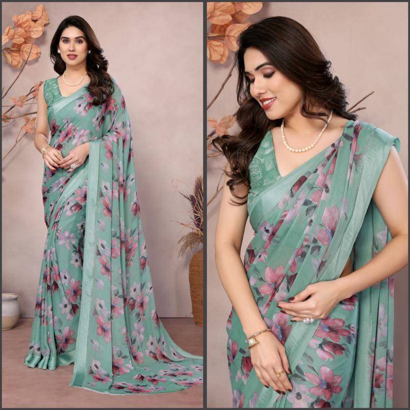 GC soft satin patta printed Saree wholesale market in Mumbai