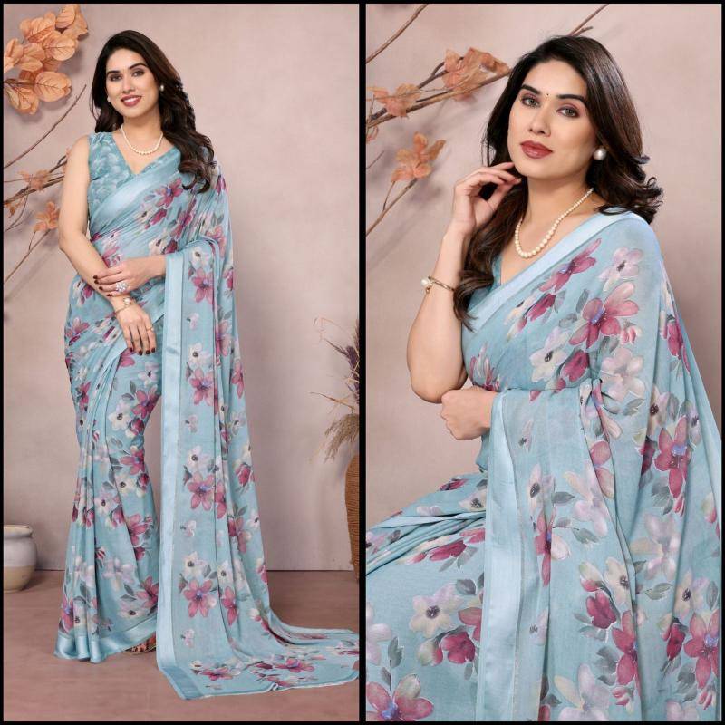 GC soft satin patta printed Saree wholesale market in Mumbai