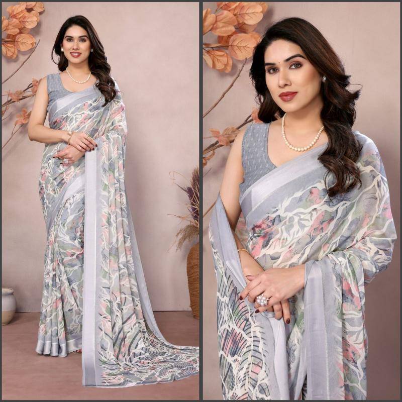 GC soft satin patta printed Saree wholesale market in Mumbai