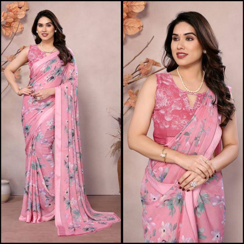 GC soft satin patta printed Saree wholesale market in Mumbai