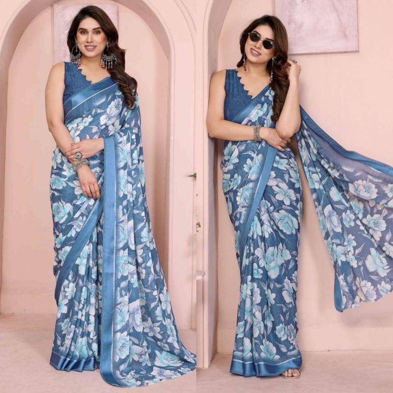 GC soft satin patta printed Saree wholesale market in Mumbai