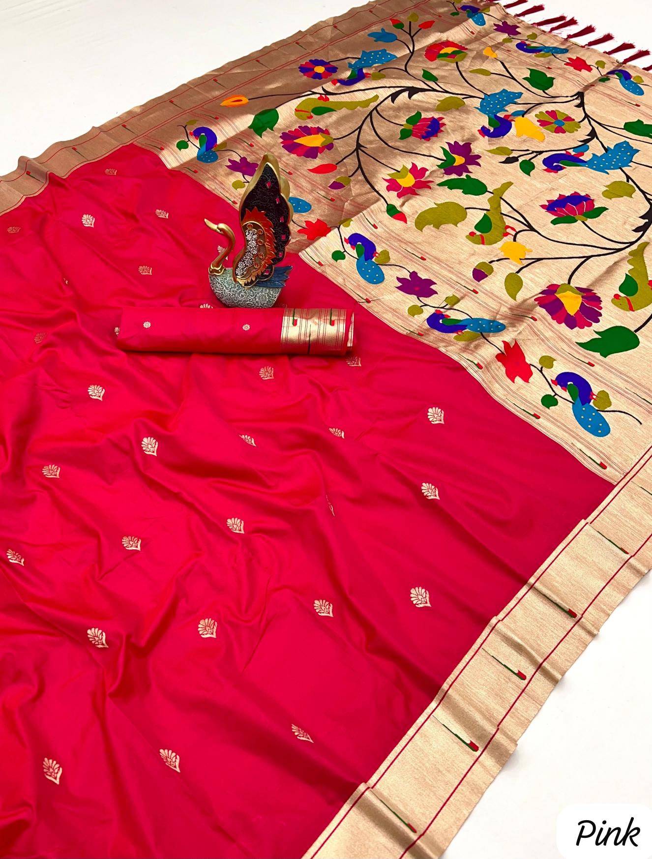 Anupama karma paithani voL-2 Silk saree wholesale market in Bangalore