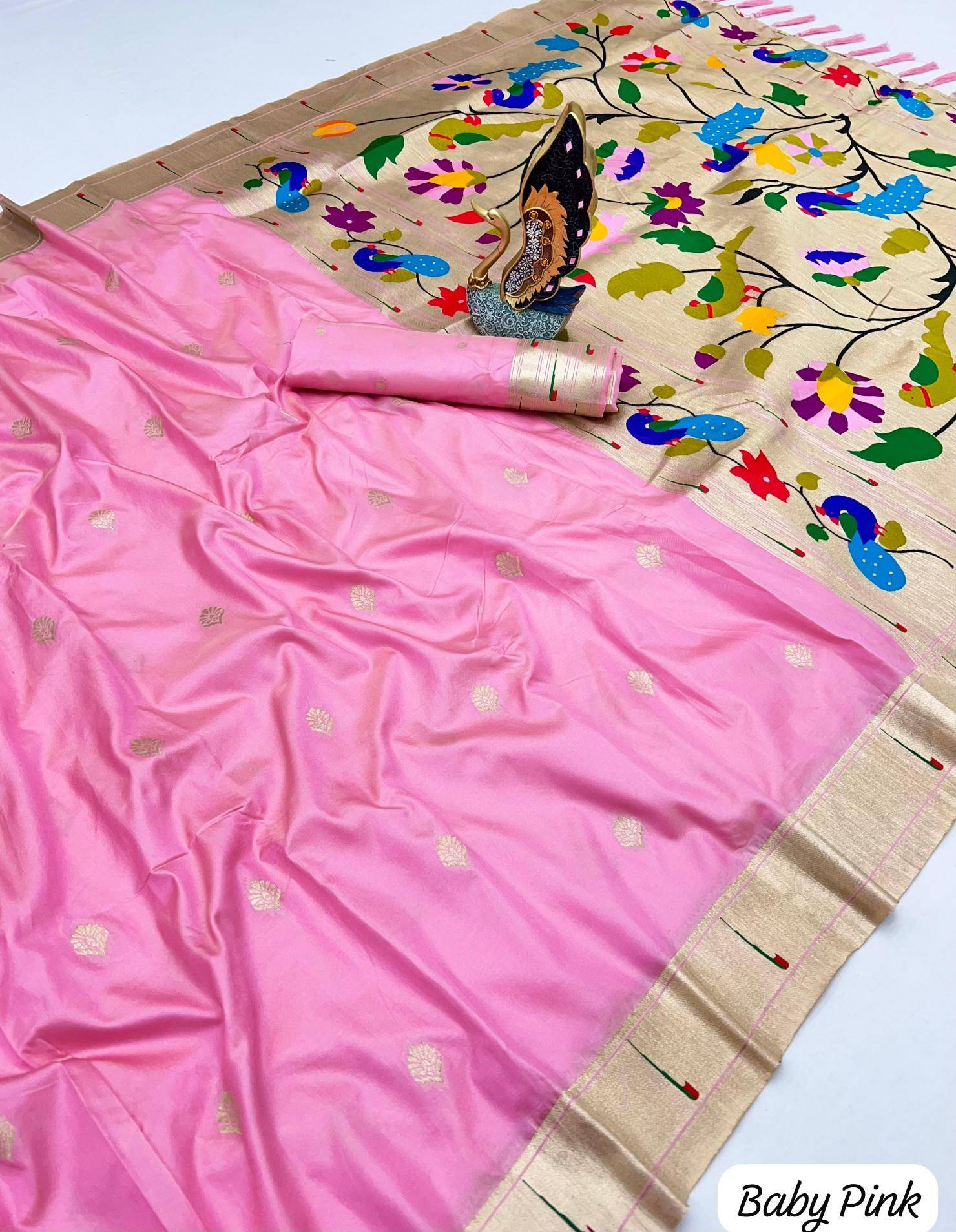 Anupama karma paithani voL-2 Silk saree wholesale market in Bangalore