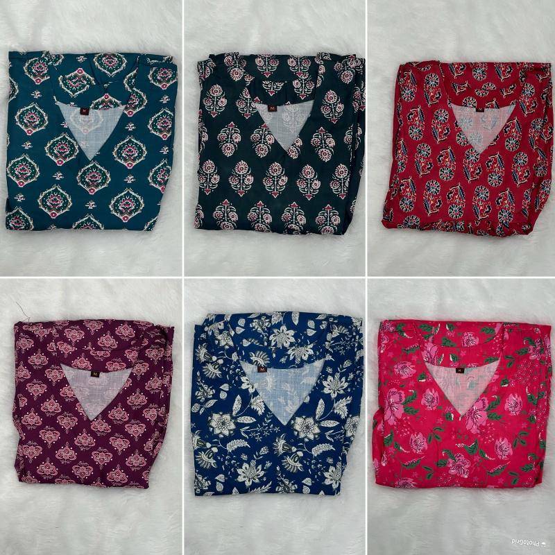 Shorya long sleeve printed office wear Kurti suppliers in Gujarat