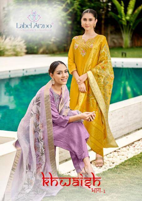 Label arzoo khawish vol 1 Kurti manufacturers in Ahmedabad