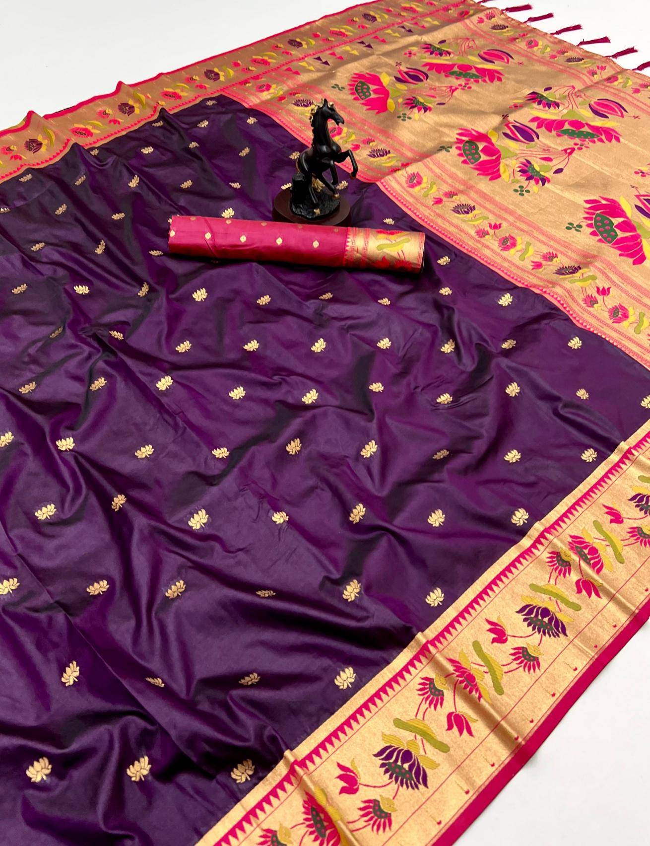Malhar premium lotus Saree material wholesale in Bangalore