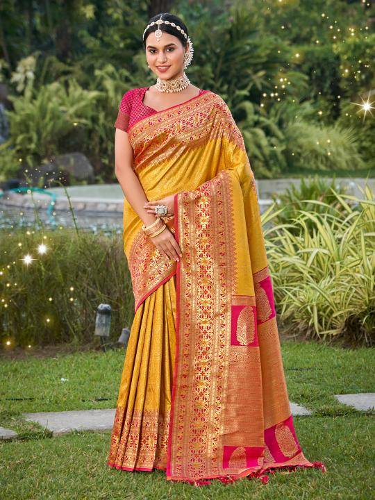 ASTITA GAURI BANARASI SILK Wholesale Saree in ahmedabad 