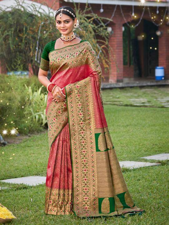 ASTITA GAURI BANARASI SILK Wholesale Saree in ahmedabad 
